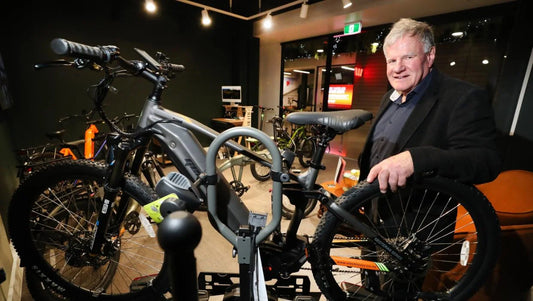 GeoByke Invercargill Central showroom – showcasing Southland-designed electric bikes built for New Zealand terrain