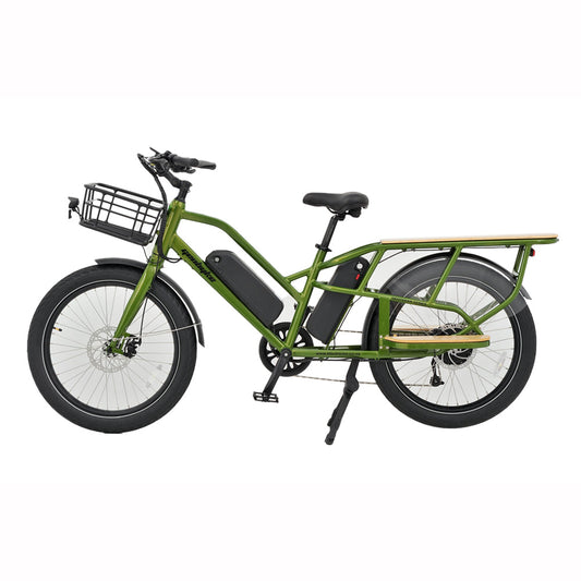 GeoByke Cargo E‑Bike with rear rack, ideal for family and delivery use
