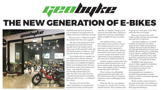 The New Generation of E-Bikes