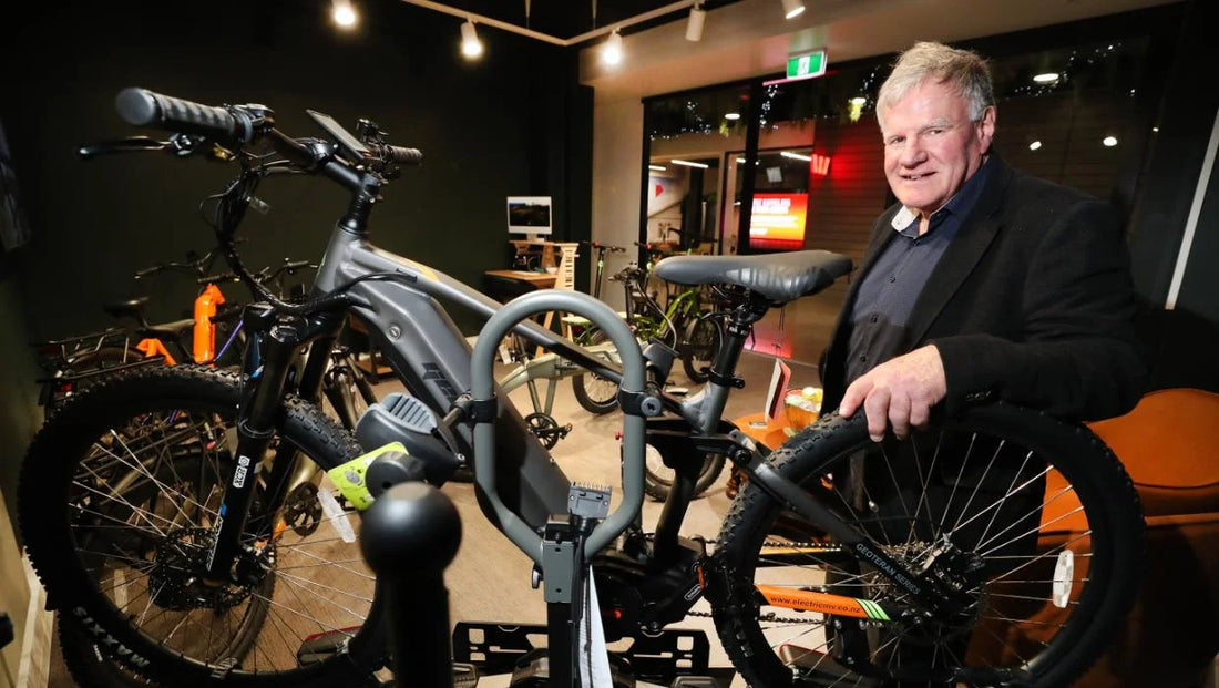 GeoByke Invercargill Central showroom – showcasing Southland-designed electric bikes built for New Zealand terrain