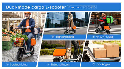 EMVC S20 Electric Scooter - Seat - Storage - Suspension
