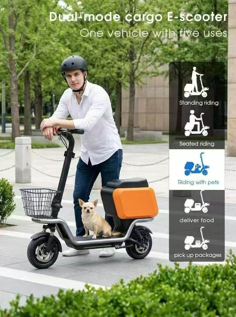 EMVC S20 Electric Scooter - Seat - Storage - Suspension