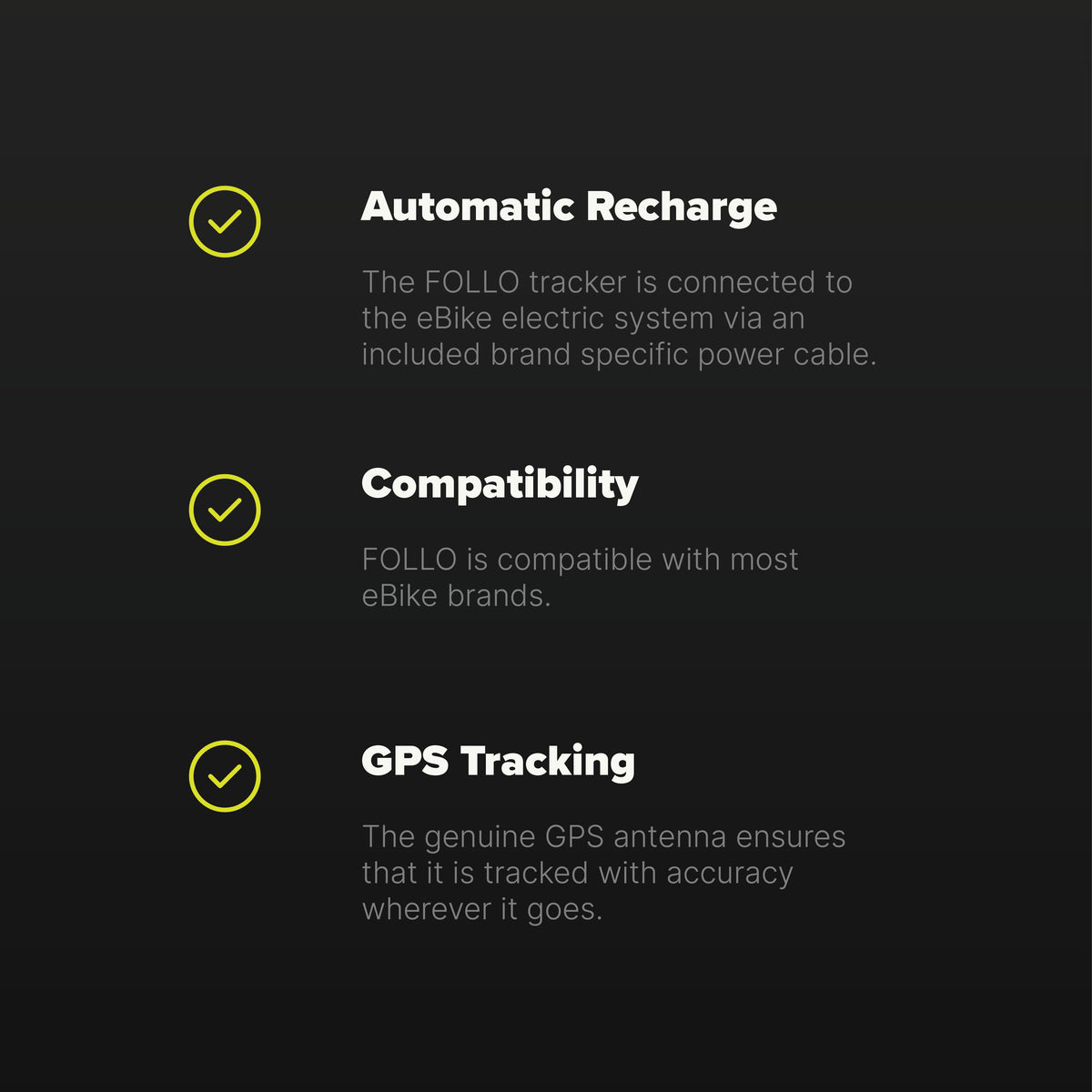 Follo Car and Ebike GPS Tracker